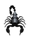 Assembli Paper Scorpion craft made from paper, showcasing detailed and realistic insect design for creative arts projects.