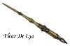 Bronze Papier Plume dipping pen with Fleur-de-Lys design, perfect for calligraphy and artistic writing.