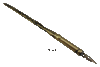 Bronze Papier Plume dipping pen with fleur-de-lys design, showcasing elegant craftsmanship and vintage calligraphy style.