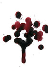 Papier Plume New Orleans Collection fountain pen ink in red beans and rice shade, featuring a glass ink bottle with label.