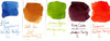 Papier Plume Sno-Ball Party 2 fountain pen ink set with colorful ink bottles on a white background.