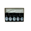 Papier Plume Sno-Ball Party fountain pen ink set with colorful ink bottles in vibrant packaging for writing and artistic projects.