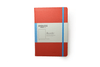 Endless Recorder journal by Endless with crimson sky cover and blank pages, ideal for note-taking and creative writing.