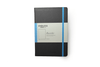 Endless Recorder journal with crimson sky cover, blank pages, and textured paper for writing and note-taking.