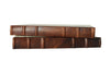 Handcrafted leather-trimmed journal with fleur de lys design and old world spine by Il Cartiglio, featuring lined pages.