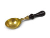Large Papier Plume melting spoon with a stainless steel bowl and handle, ideal for melting wax or chocolate.