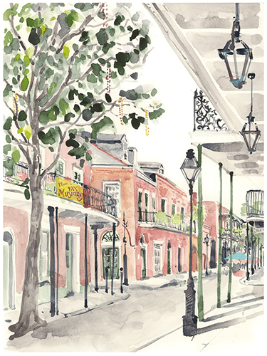 Lyla Clayre Studio New Orleans Architecture stationery set with decorative note cards featuring iconic city buildings and designs.