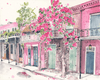 Lyla Clayre Studio New Orleans Architecture stationery set with decorative note cards featuring iconic city buildings and designs.