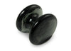 Amber glass pen rest by Papier Plume, elegant and smooth, designed to hold pens securely on a desk or workspace.