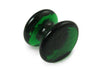 Amber glass pen rest by Papier Plume, elegant and smooth designed to hold pens and prevent ink spills.