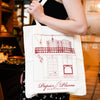 Papier Plume cotton tote bag with simple design, durable fabric, and sturdy handles, perfect for everyday use.