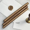 Black pliable sealing wax sticks by Papier Plume, 7 inches long, ideal for sealing and decorative wax sealing projects.