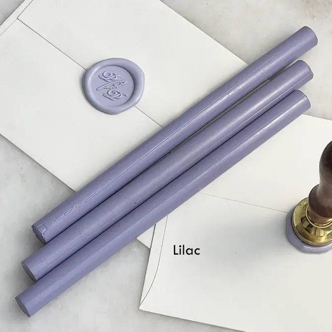 Black Pliable Sealing Wax Sticks by Papier Plume, 7 inches long, ideal for sealing and decorative wax applications.