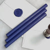 Black Papier Plume pliable sealing wax sticks, 7 inches long, ideal for sealing and decorative wax applications.