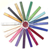 Set of Papier Plume sealing wax sticks with wicks in modern colors, ideal for sealing envelopes and adding decorative touches.
