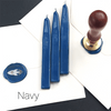 Papier Plume sealing wax sticks with wick in modern colors, ideal for sealing letters and envelopes with a stylish touch.