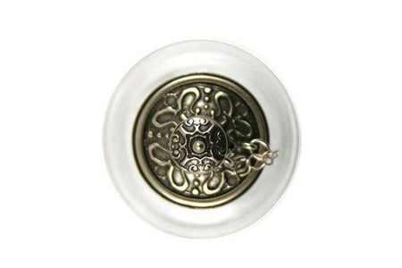 Papier Plume Bortoletti sealing wax heater lamp, round wax lamp with a vintage style, used for melting sealing wax.