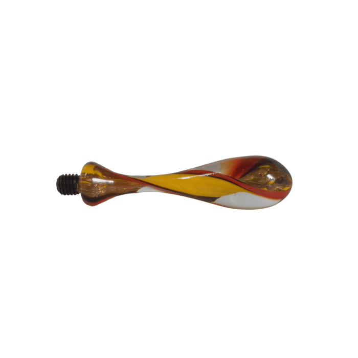 Amber glass wax seal handles by Papier Plume with elegant glass handles for sealing and decorative purposes.