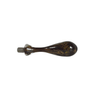 Amber glass wax seal handles by Papier Plume, featuring elegant glass handles for sealing and decorative purposes.