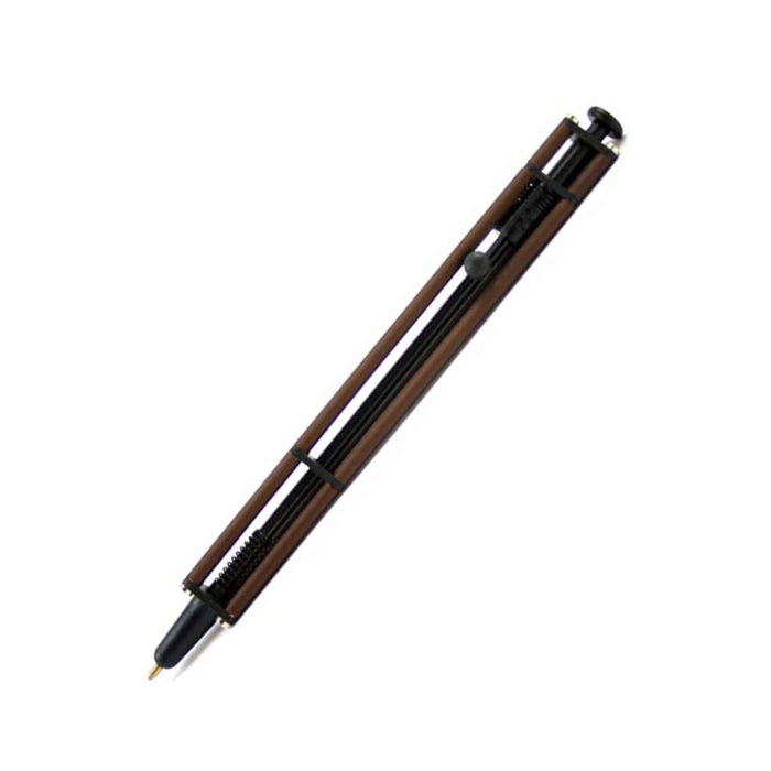 Parafernalia Revolution ballpoint pen with sleek aluminum body and modern design, displayed on a plain background.
