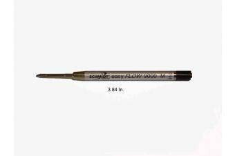 Black Parker Style Easy Flow 9000 ballpoint pen refill shown, designed for smooth writing and easy ink flow.