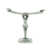 Le Potier D'Étain goddess pen holder featuring a detailed sculpted lady figure for organizing pens and stationery.