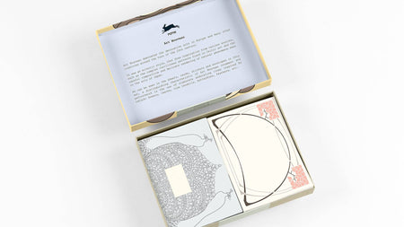 Pepin Press Art Nouveau correspondence set with decorative stationery and matching envelopes for elegant letter writing.