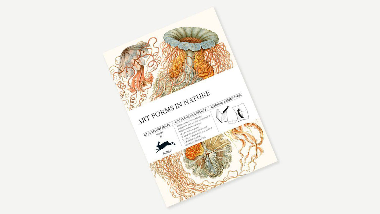 Pepin Creative Paper art forms inspired by nature, showcasing colorful, intricate paper designs by Pepin Press.