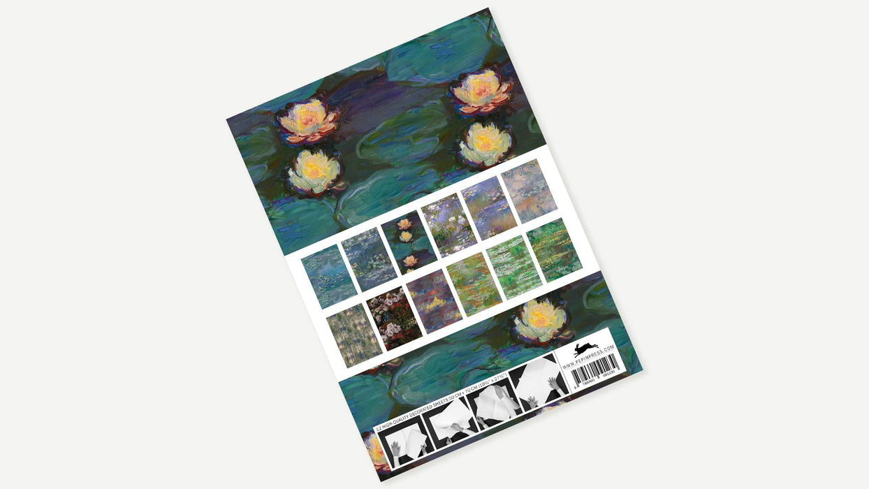 Creative paper by Pepin Press featuring Claude Monet artwork, suitable for art projects and creative crafts.