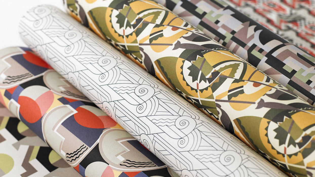 Pepin Press Creative Paper featuring 1920s Deco designs, vintage-inspired patterned paper for craft and artistic projects.