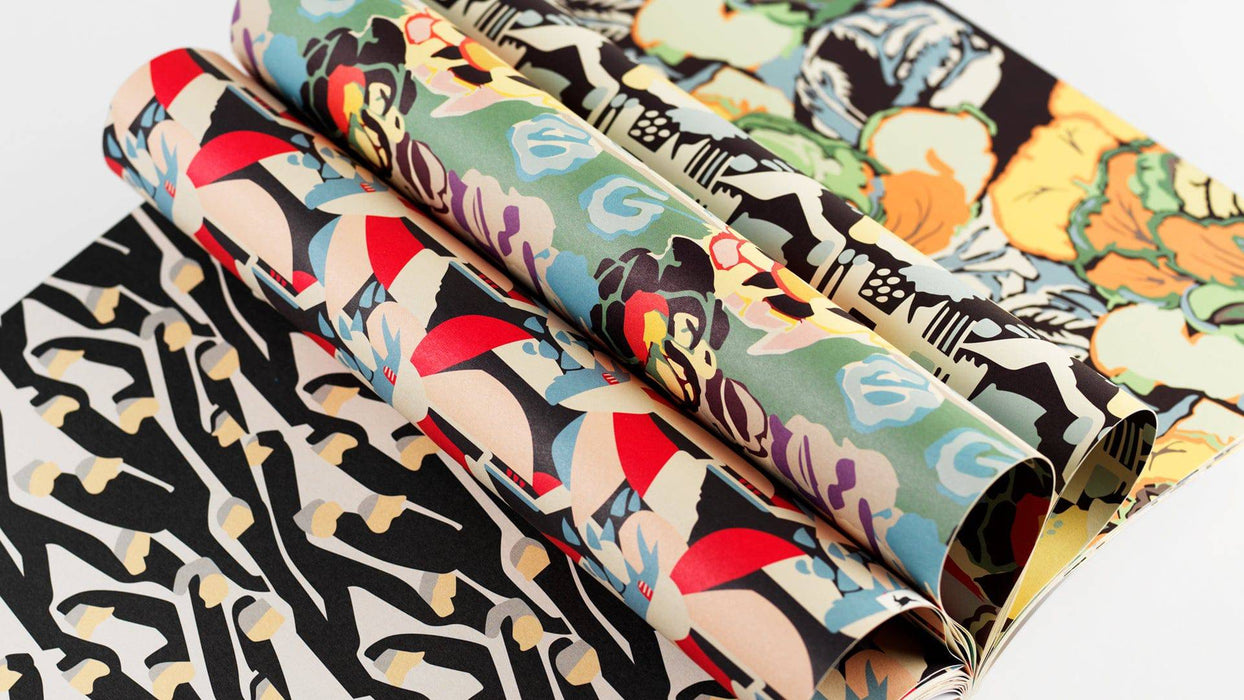 Pepin Press Creative Paper featuring 1920s Deco design, vintage-inspired decorative paper for arts and crafts projects.