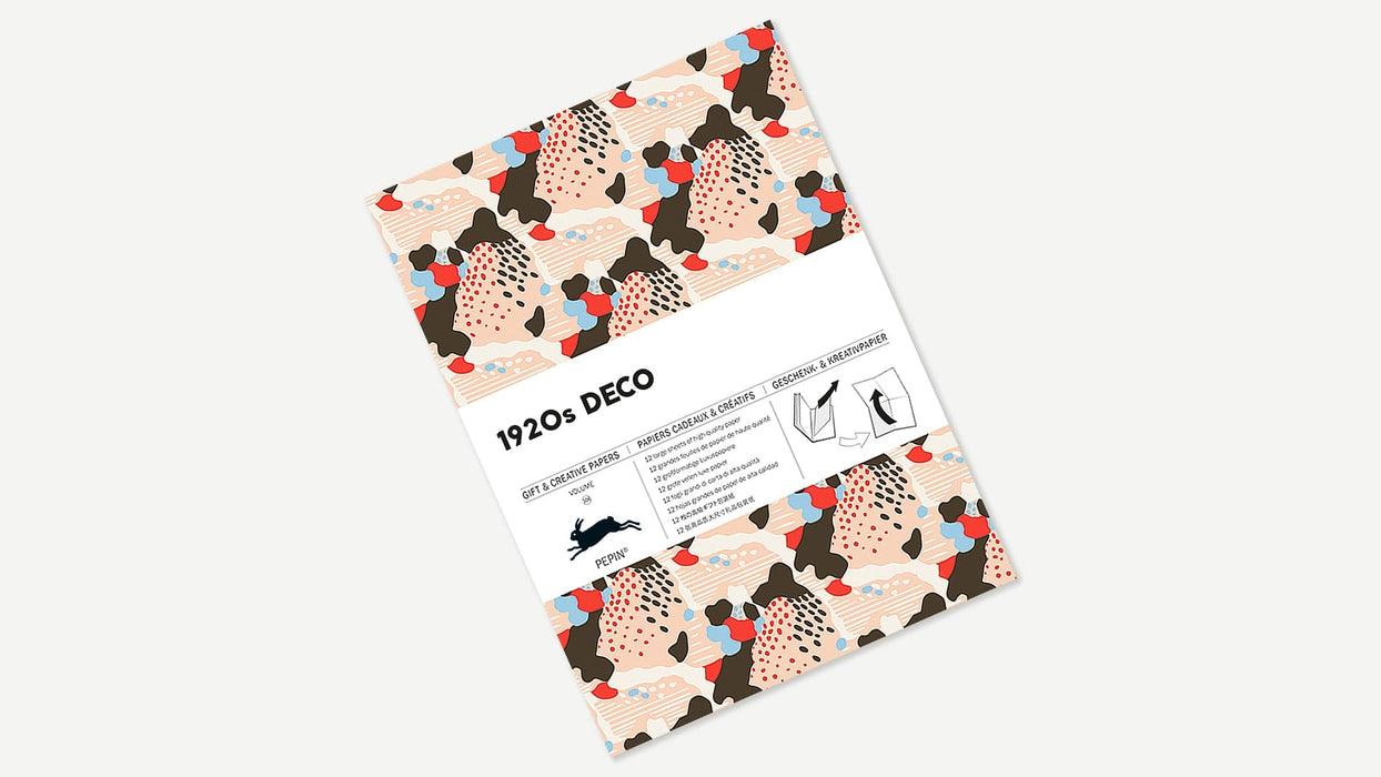 Creative paper by Pepin Press featuring 1920s Art Deco designs, showcasing vintage-inspired decorative paper patterns.