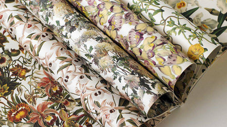 Creative paper by Pepin Press featuring colorful flower patterns, ideal for craft and artistic projects.