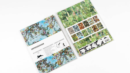 Creative paper by Pepin Press featuring impressionist designs, ideal for artistic projects and creative craftwork.