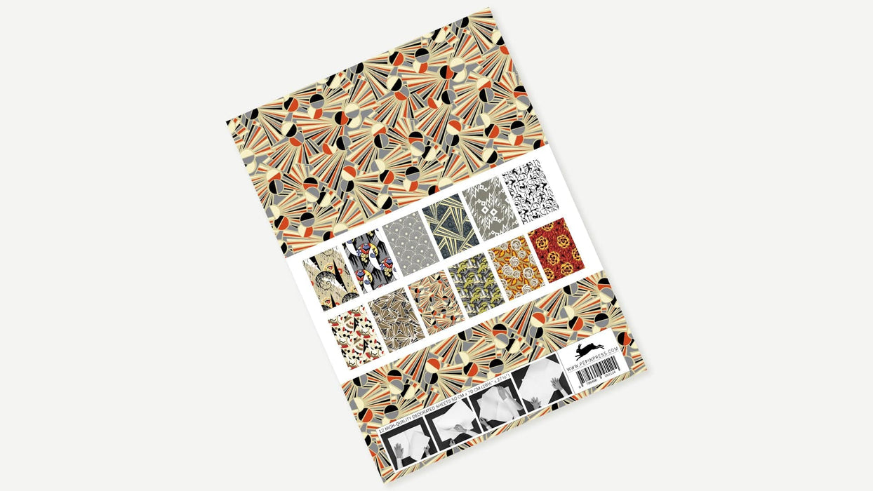 Creative paper by Pepin Press featuring vibrant Jazz Age design with intricate patterns and bold colors.