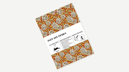 Pepin Press creative paper with Jazz Age design featuring vintage patterns and vibrant colors for arts and crafts projects.