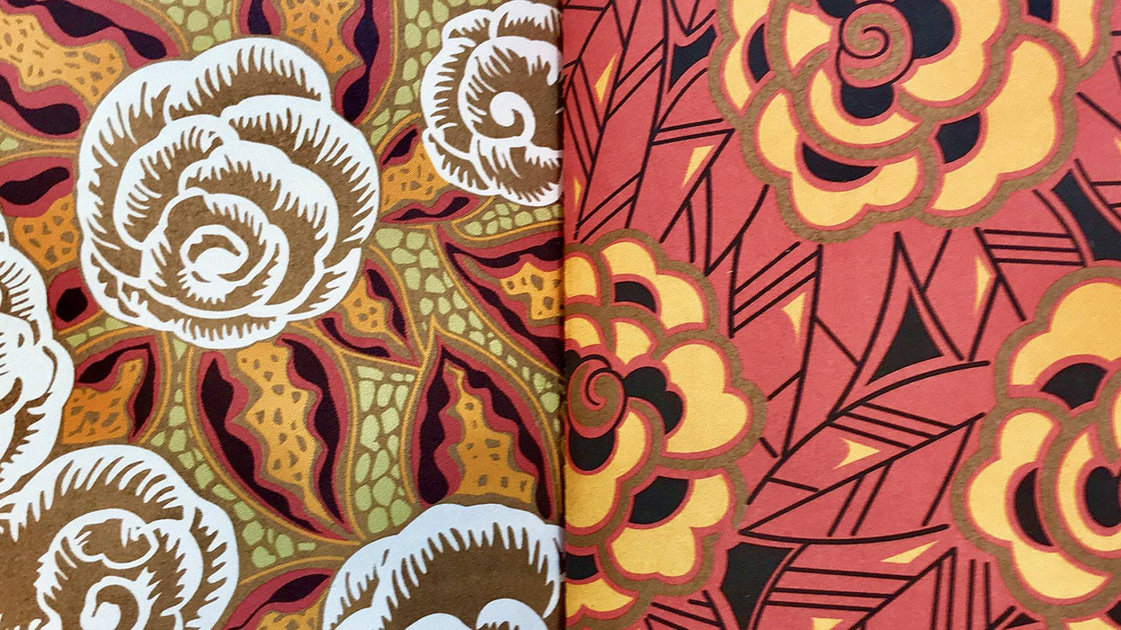 Creative paper by Pepin Press featuring Jazz Age design with vintage-inspired patterns and vibrant colors for artistic projects.