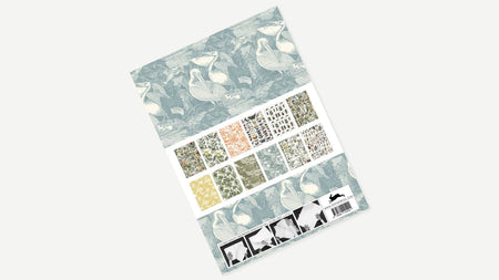 Creative paper by Pepin Press featuring detailed natural history illustrations and botanical patterns on textured paper.