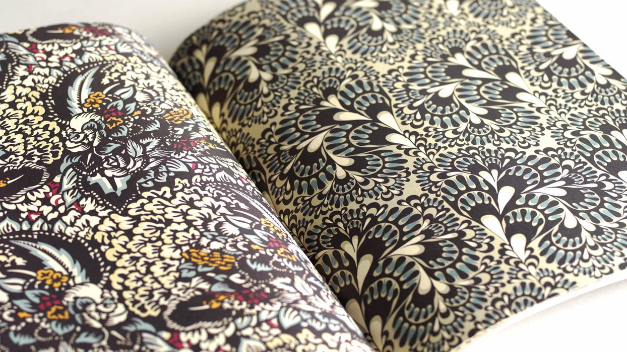 Pepin Press Creative Paper featuring Wiener Werkstätte design, showcasing vibrant patterns and artistic paper textures.