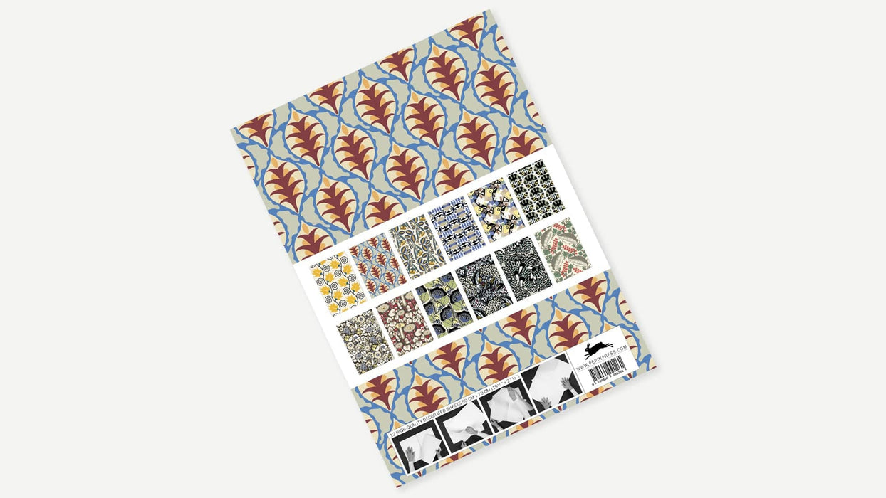 Pepin Press Creative Paper featuring Wiener Werkstatte design, showcasing artistic paper with intricate patterns and vintage style.