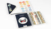 Pepin Press sticker and tape book featuring colorful butterfly illustrations for creative decorating and craft projects.