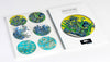 Pepin Press Van Gogh sticker and tape book with colorful illustrations of Van Gogh artwork on pages.