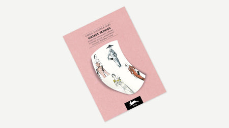 Pepin Press vintage fashion sticker and tape book featuring retro designs and decorative elements for creative projects.