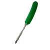 Le Potier D'Etain - Feather Ink Quills - Pewter Fleur De Lis - Papier Plume