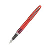 Black Pilot Metropolitan fountain pen with fine nib, showcasing its sleek design and smooth ink flow.