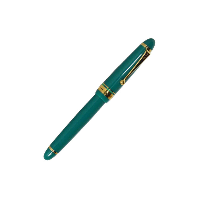 Pilot Custom 743 US exclusive fountain pen in verdigris with an elegant design, featuring an extra-fine nib.