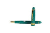 Pilot Custom 743 fountain pen in verdigris with an extra-fine nib, US exclusive, featuring a sleek, elegant design.