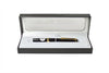 Pilot E95S black fountain pen with a sleek design and fine nib for smooth writing.