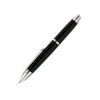 Black Pilot Vanishing Point Decimo fountain pen with sleek design and fine nib, showcasing its elegant and compact form.