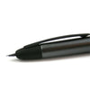 Pilot Vanishing Point fountain pen with gun metal and black matte finish, featuring an extra-fine nib for smooth writing.